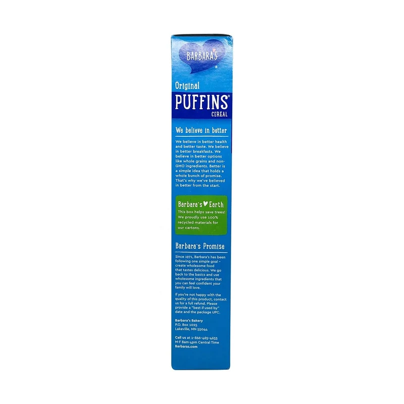 Original Puffins Cereal Barbara’s Cereal Breakfast Cereal