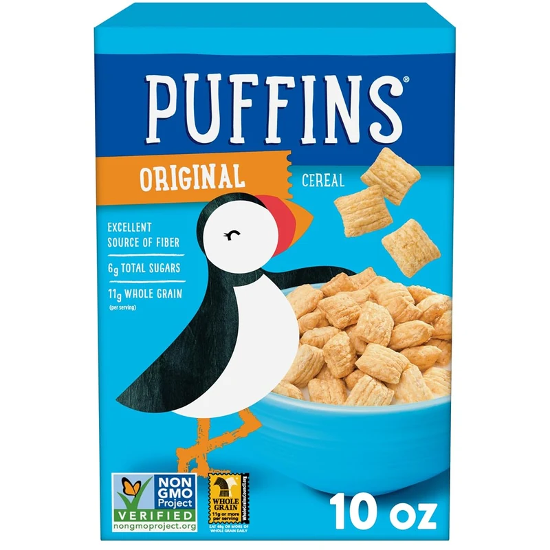 Puffins Kids' Cereal Barbara’s Cereal Breakfast Cereal
